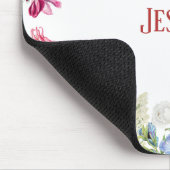 Personalisierter Blumengarten Farbige Blume Mousepad (Ecke)