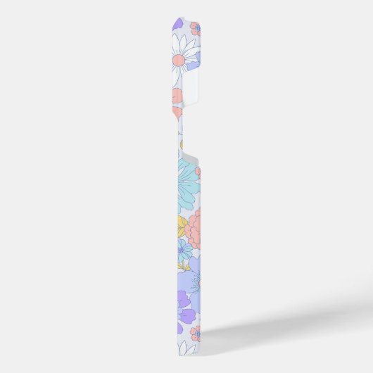 personalisierter Blumengarten iPhone Hülle (Linke Seite)