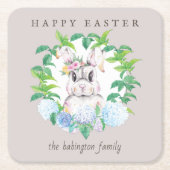 Personalisierter Blumengarten Rechteckiger Pappuntersetzer (Vorderseite)