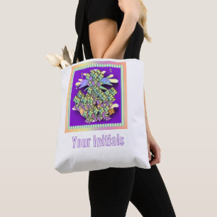 Personalisierter Blumengarten Tasche