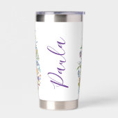 Personalisierter Blumenhain Thermobecher (Links)