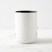 Personalisierter Blumenmonogramm-Becher zum Geburt Tasse (Zentrum)
