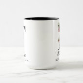 Personalisierter Blumenmonogramm-Tasse Geschenk fü Tasse (Zentrum)