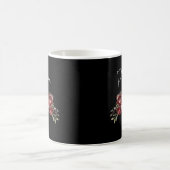 Personalisierter Blumenname Kaffeetasse (Mittel)