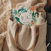 Personalisierter Blumenname Notizblock