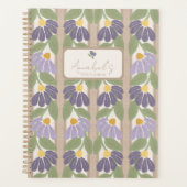 Personalisierter Blumenplaner Planer (Vorderseite)