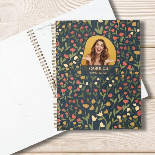 Personalisierter Blumenplaner – wöchentlich & mona Planer