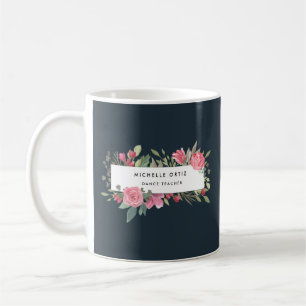 Personalisierter Blumenschüler Kaffeetasse