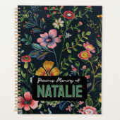 Personalisierter Blumenspeicher Planer (Vorderseite)