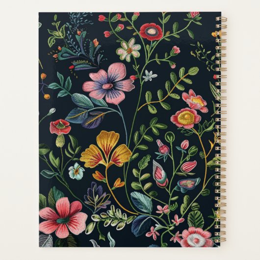 Personalisierter Blumenspeicher Planer (Rückseite)