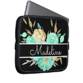 Personalisierter Blumenstrauß Laptopschutzhülle (Vorne Rechts)