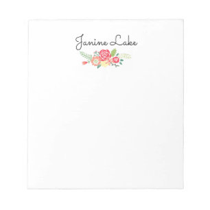 Personalisierter Blumentopf Notizblock