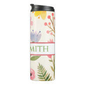 Personalisierter Blumentrinkbecher Thermosbecher (Nach rechts gedreht)
