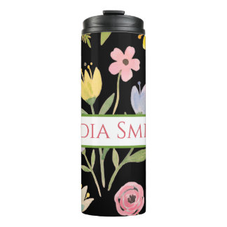 Personalisierter Blumentrinkbecher Thermosbecher