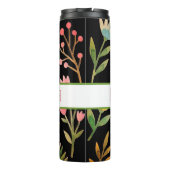 Personalisierter Blumentrinkbecher Thermosbecher (Rückseite)