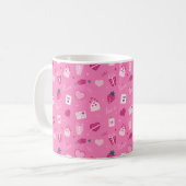 Personalisierter Blumenwäscher - Hochzeit und tägl Kaffeetasse (Vorderseite Links)