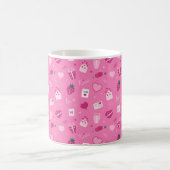 Personalisierter Blumenwäscher - Hochzeit und tägl Kaffeetasse (Mittel)