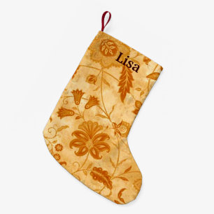 Personalisierter Blumenweihnachtsfest Strumpf Kleiner Weihnachtsstrumpf