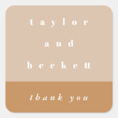 Personalisierter Blush-Farbblock dank Aufkleber (Vorderseite)