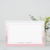 Personalisierter Blush Lavendel Strippengeschirr (Stehend Vorderseite)