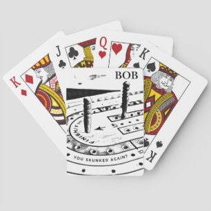 Personalisierter Bob-Name Cribbage Spielkarten