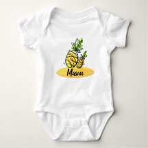 Personalisierter Bodysuit der niedlichen Ananas