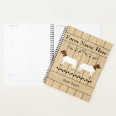 Personalisierter Boer Goat Farm Plane Planer (Anzeige)