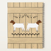 Personalisierter Boer Goat Farm Plane Planer (Rückseite)