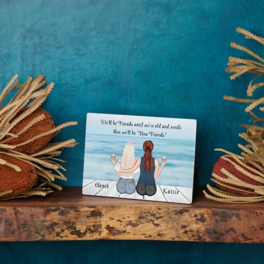 Personalisierter Bohemischer bester Freund - indiv Fotoplatte (Seite)