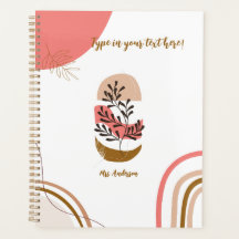 personalisierter Bohemischer Lehrer Moderner Brauc