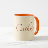 Personalisierter bohischer Fallbukett Tasse (VorderseiteRechts)