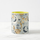 Personalisierter Boho-Chic-Celestial-Mug - Name Fo Tasse (Zentrum)