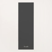 Personalisierter Boho Druck Yogamatte (Rückseite)