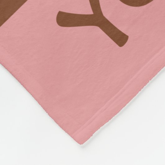 Personalisierter Boho Fall Dreamcatcher & Blätter Fleecedecke (Ecke)