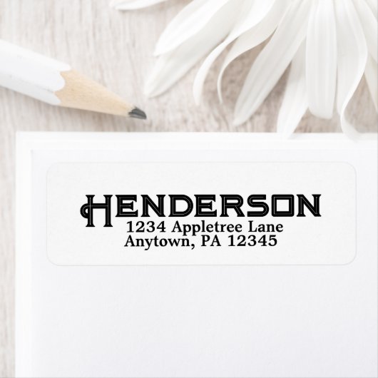 Personalisierter BOLD-Name Adresse Staat (Insitu)