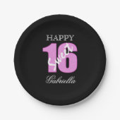 Personalisierter Bonbon 16 Pappteller (Vorderseite)