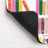 Personalisierter Bookworm Mousepad (Ecke)