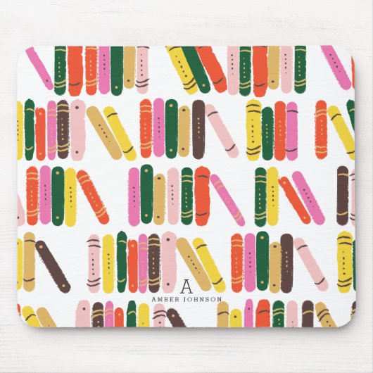 Personalisierter Bookworm Mousepad (Vorne)