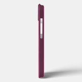Personalisierter Bordeaux pinstripes Case-Mate iPh iPhone Hülle (Rückseite / Links)