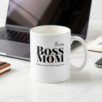 Personalisierter Boss Mom Becher – Benutzerdefinie