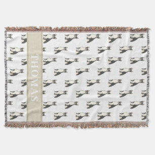 Personalisierter Boston Terrier Decke
