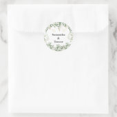 Personalisierter botanischer Aufkleber (Tasche)