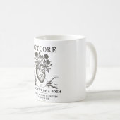 "Personalisierter Botanischer Heiler Becher - Benu Kaffeetasse (VorderseiteRechts)