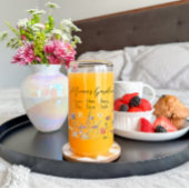 Personalisierter botanischer Mama-Garten Dosenglas