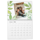 Personalisierter botanischer Rahmen für kundenspez Kalender (Jan 2026)