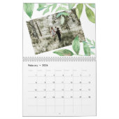 Personalisierter botanischer Rahmen für kundenspez Kalender (Feb 2026)