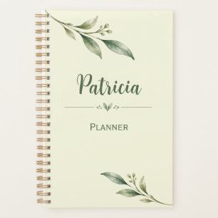 Personalisierter Botanischer Zen-Planer Salbeigr Planer