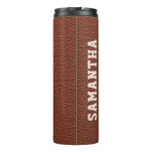 Personalisierter Bow Mama Football Saison Game Day Thermosbecher (Rückseite)