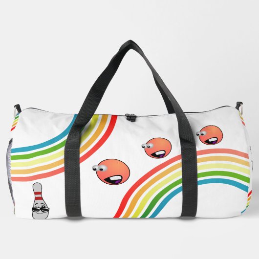 Personalisierter Bowling Duffle Bag (Rückseite)