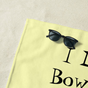 Personalisierter Bowling Strandtuch
